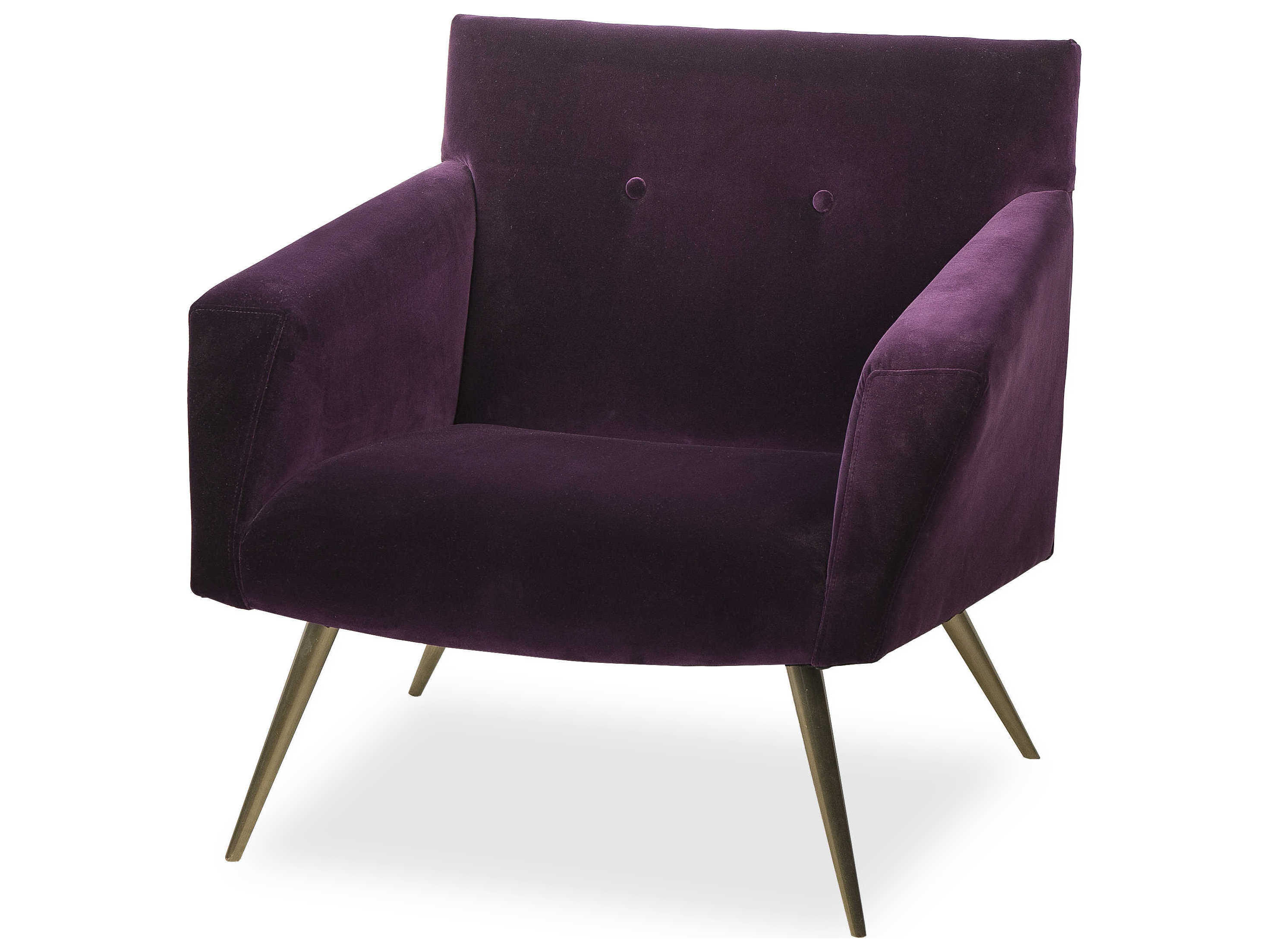 Sonder Distribution Kelly Deep Purple Accent Chair RD1402010