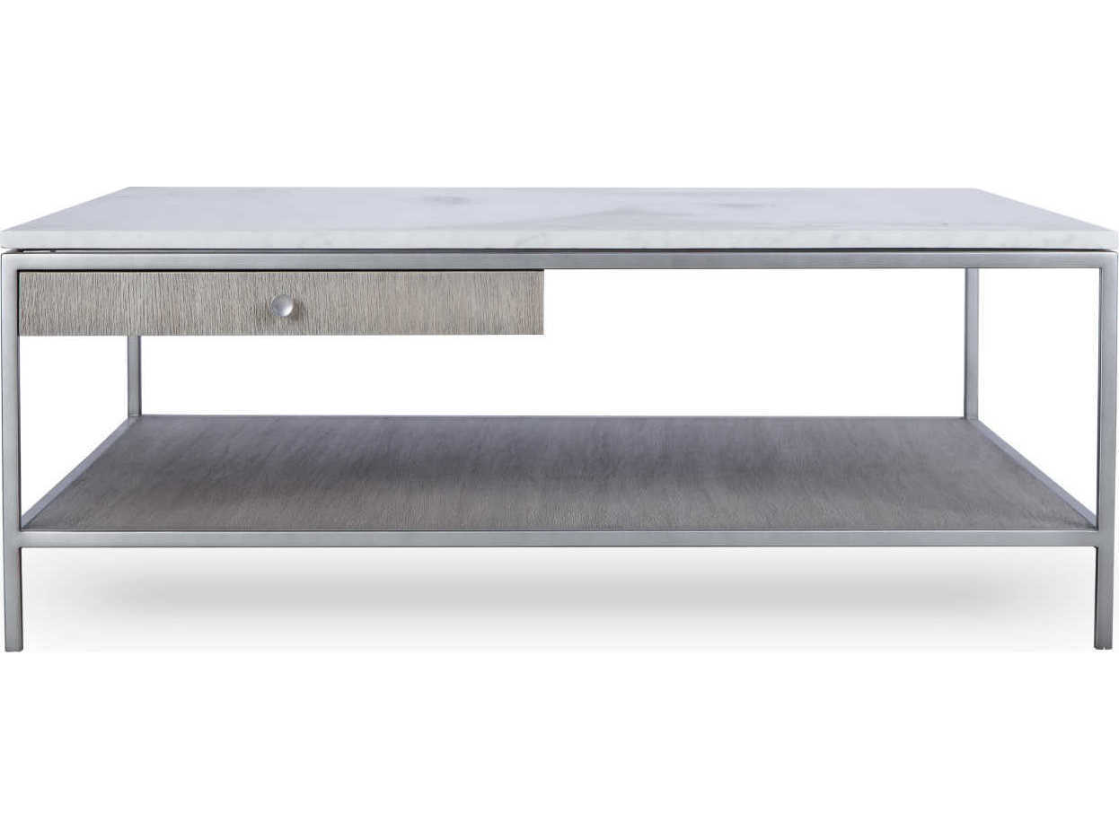 Sonder Distribution Paxton Silver Oak With Brushed Nickel 42 Wide Square Coffee Table Rd0801235