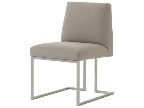 Sonder Living Paxton Gray Upholstered Side Dining Chair