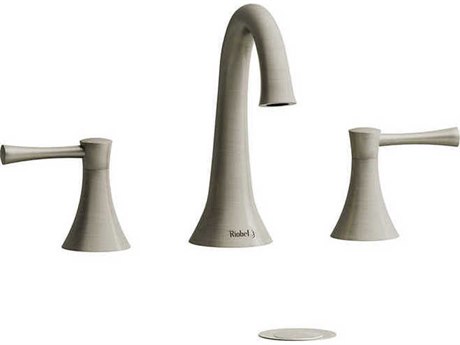 Riobel Edge Brushed Nickel Widespread Lavatory Faucet