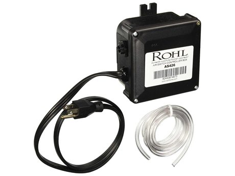 Rohl Air Activated Switch Control Box Only For Waste Disposal with Two Outlets 60" Flexible Tubing