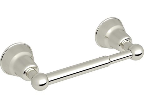 Rohl Arcana Polished Nickel Wall Mount Single Spring Loaded Toilet Paper Holder