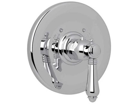 Rohl Polished Chrome 3/4 Thermostatic Trim without Volume Control with Lever Handle