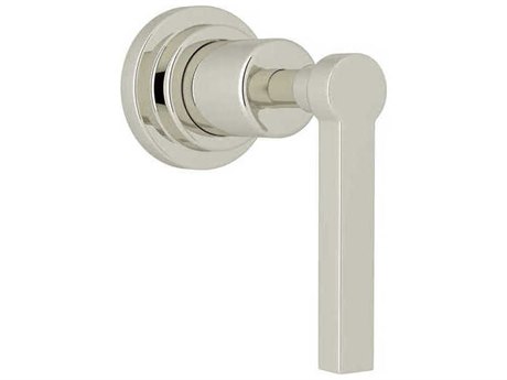 Rohl Lombardia Polished Nickel Trim For Volume Control And 4-Port Dedicated Diverter with Lever Handle