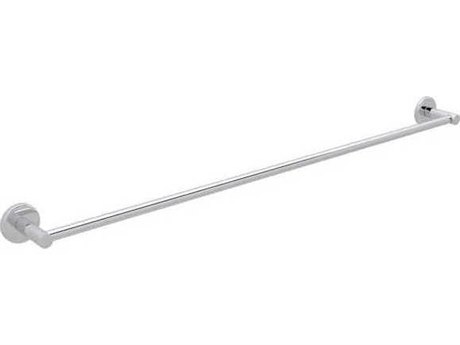 Rohl Lombardia Polished Chrome 30" Wall Mount Single Towel Bar