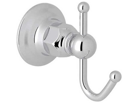 Rohl Polished Chrome Wall Mount Single Robe Hook