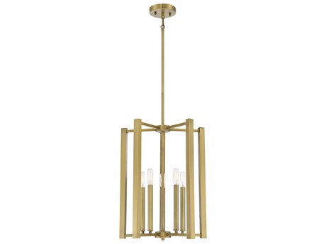 Savoy House Benson 5-Light Warm Brass Pendant