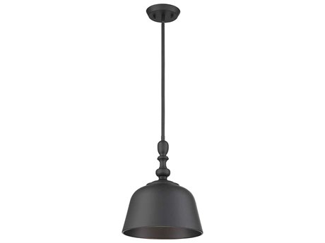 Savoy House Berg 1-Light Matte Black Dome Mini Pendant