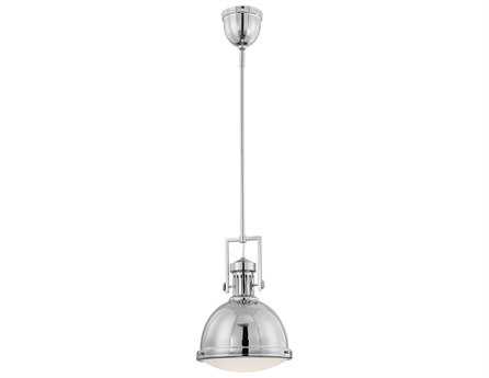 Savoy House Chival 1-Light Polished Nickel Glass Pendant