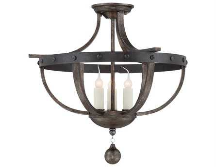 Savoy House Alsace Wood Semi Flush Mount