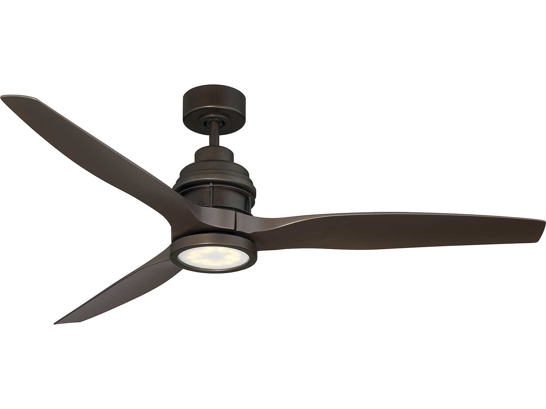 Savoy House La Salle English Bronze 60 Three Blade Ceiling Fan With Light Kit