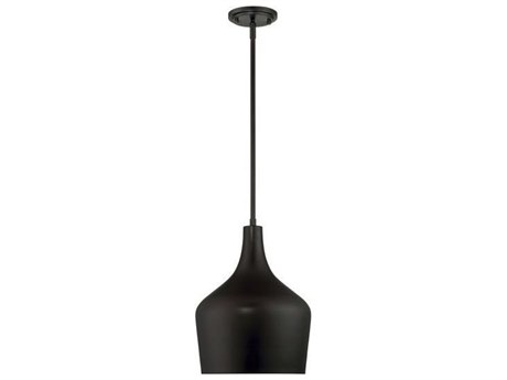 Savoy House Meridian 1-Light Oil Rubbed Bronze Bell Mini Pendant