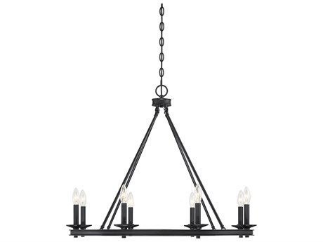 Savoy House Middleton 8-Light Classic Bronze Candelabra Chandelier