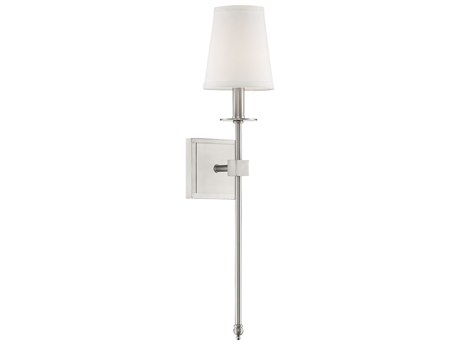Savoy House Monroe 1-Light Satin Nickel Wall Sconce