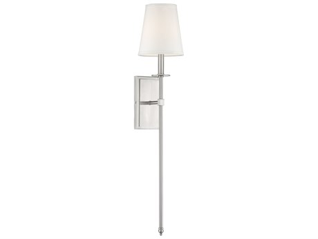 Savoy House Monroe 1-Light Satin Nickel Wall Sconce