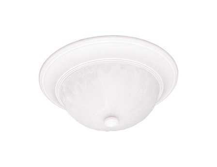 Savoy House Flush Mount Matte White Glass Bowl Geometric