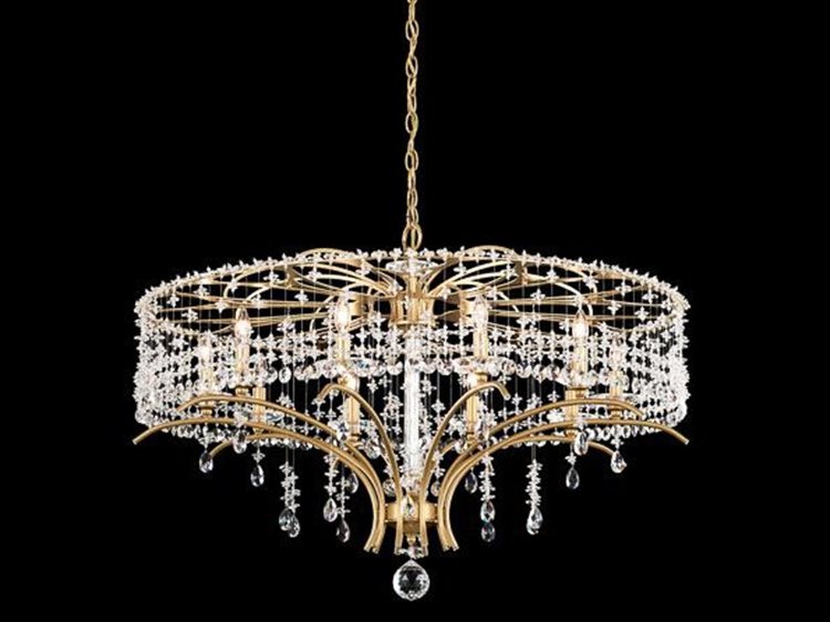 Schonbek Bella Rose 10 Light 36 Wide Crystal Swarovski Medium Chandelier S5tc1036