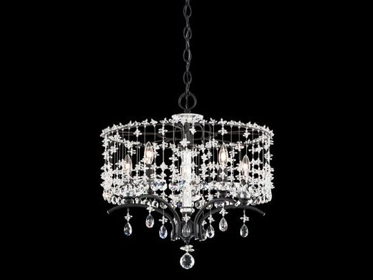 Schonbek Bella Rose 5 Light 18 Wide Crystal Swarovski Mini Chandelier S5tc1018