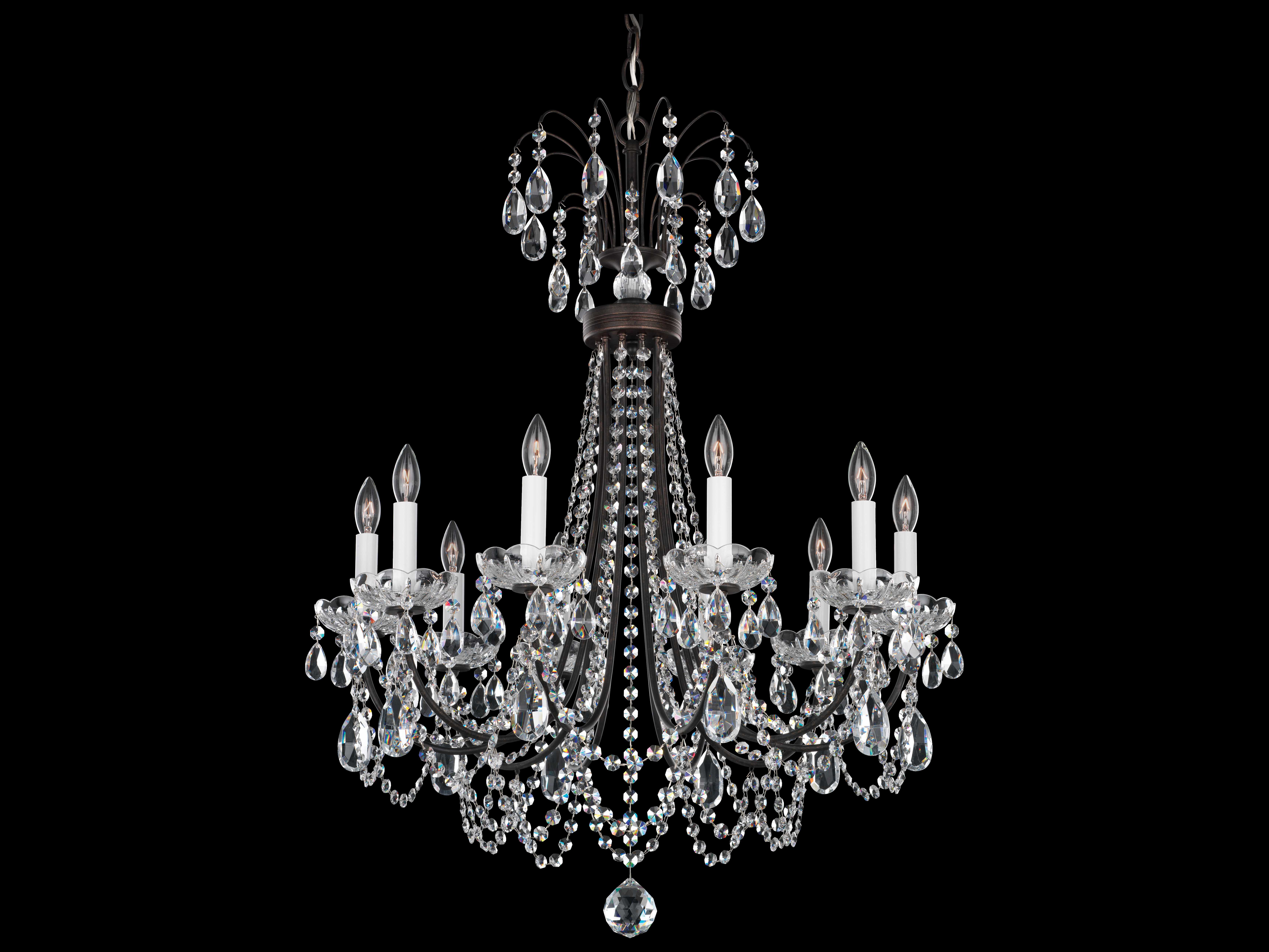 Schonbek Lucia TenLight 25'' Wide Chandelier S5LU0003