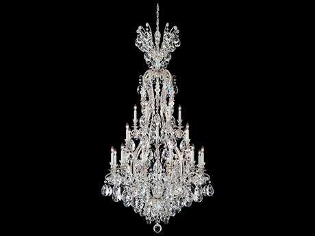Schonbek Renaissance 25-Light Gold Crystal Candelabra Chandelier