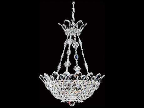 Schonbek Trilliane 8-Light Silver Crystal Bowl Pendant