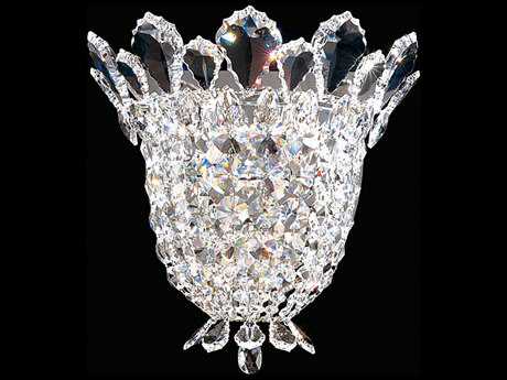 Schonbek Trilliane 3-Light Silver Crystal Wall Sconce