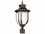 Sea Gull Lighting Childress Black Glass Outdoor Post Light  SGL823630112