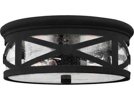 Sea Gull Lakeview 2 Glass Outdoor Ceiling Light