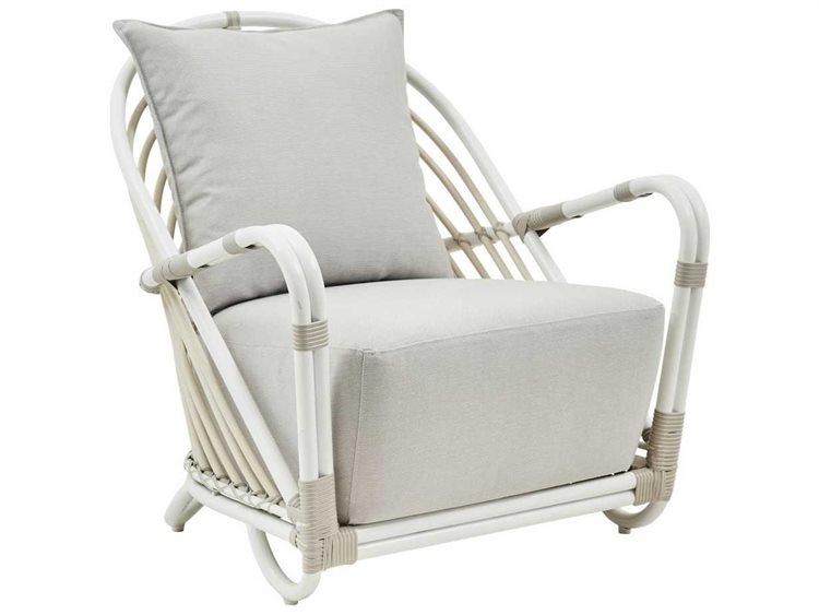 Sika Design Exterior Aluminum Dove White Cushion Charlottenborg Lounge Chair