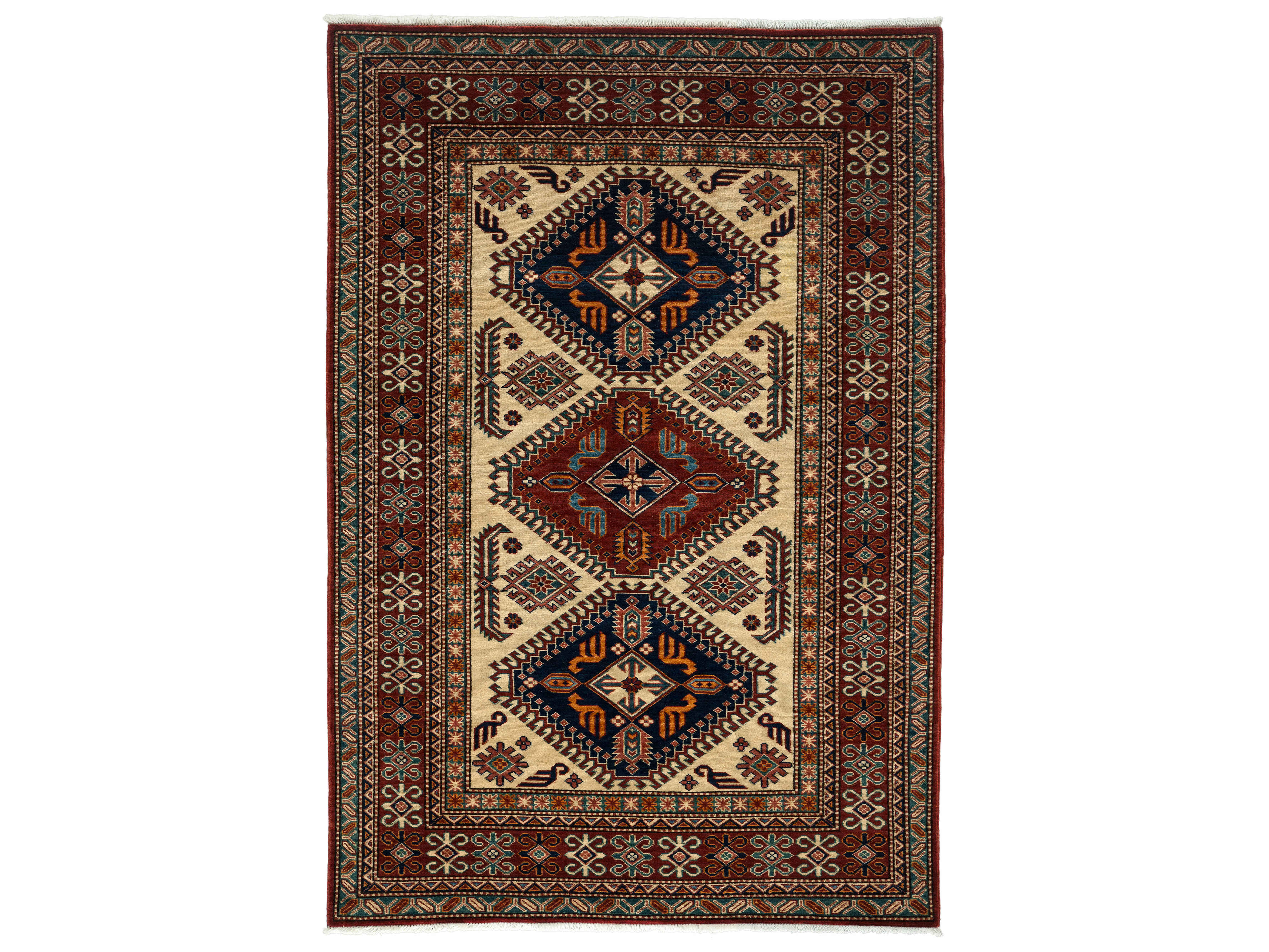 Solo Rugs Shirvan Red 4 2 X 6 2 Rectangular Area Rug Solm1796204