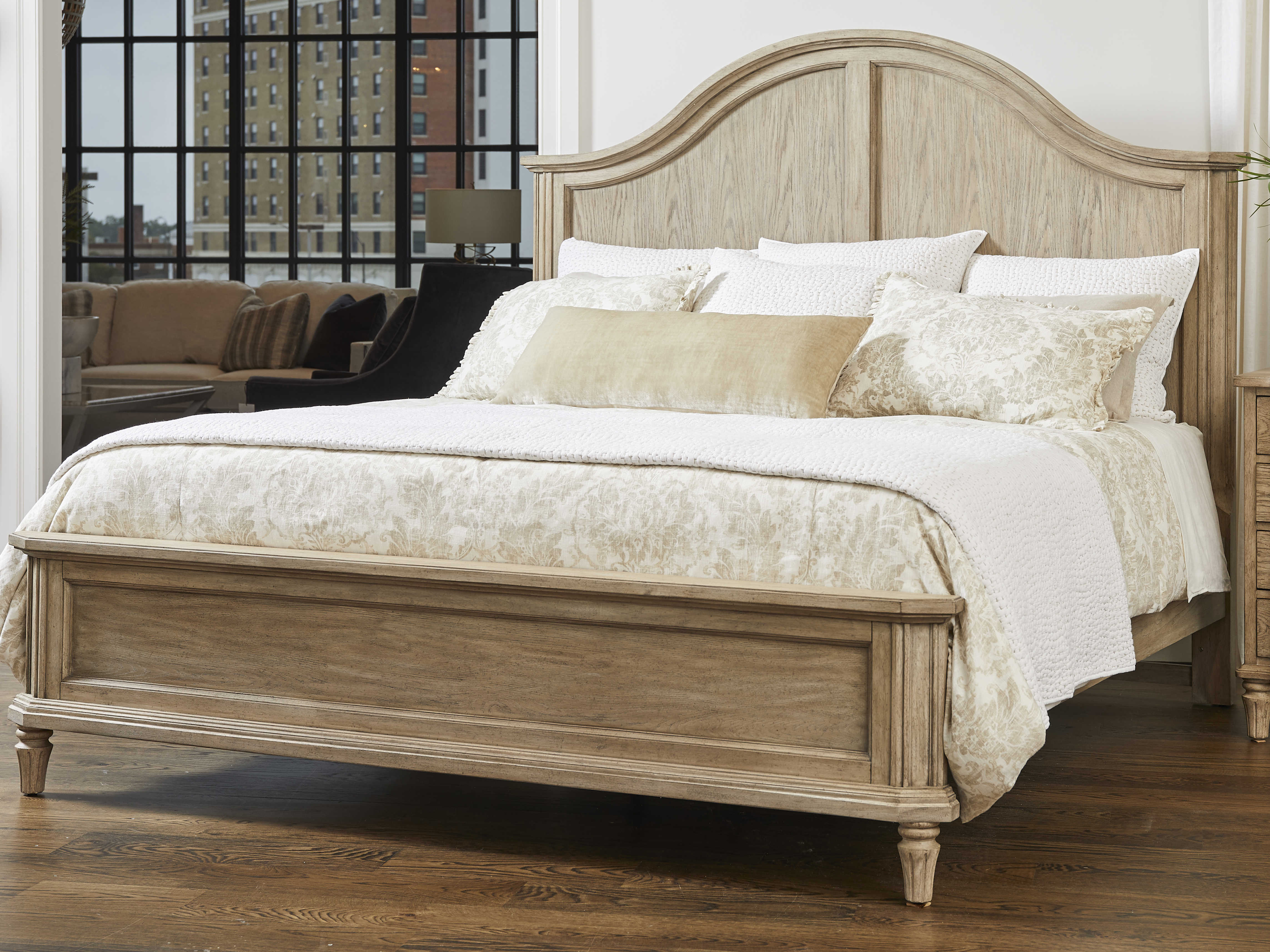Stanley Furniture European Cottage Khaki Queen Panel Bed