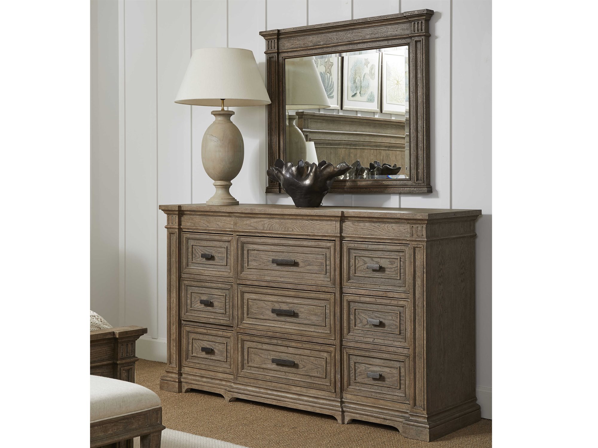 Stanley Furniture Portico Triple Dresser With Mirror Sl801a305set