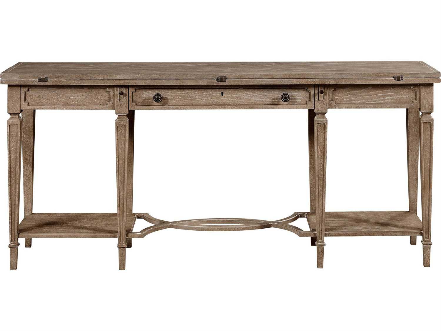Stanley Furniture Wethersfield Estate Brimfield Oak 68''L x 16''W Rectangular Flip Top Table