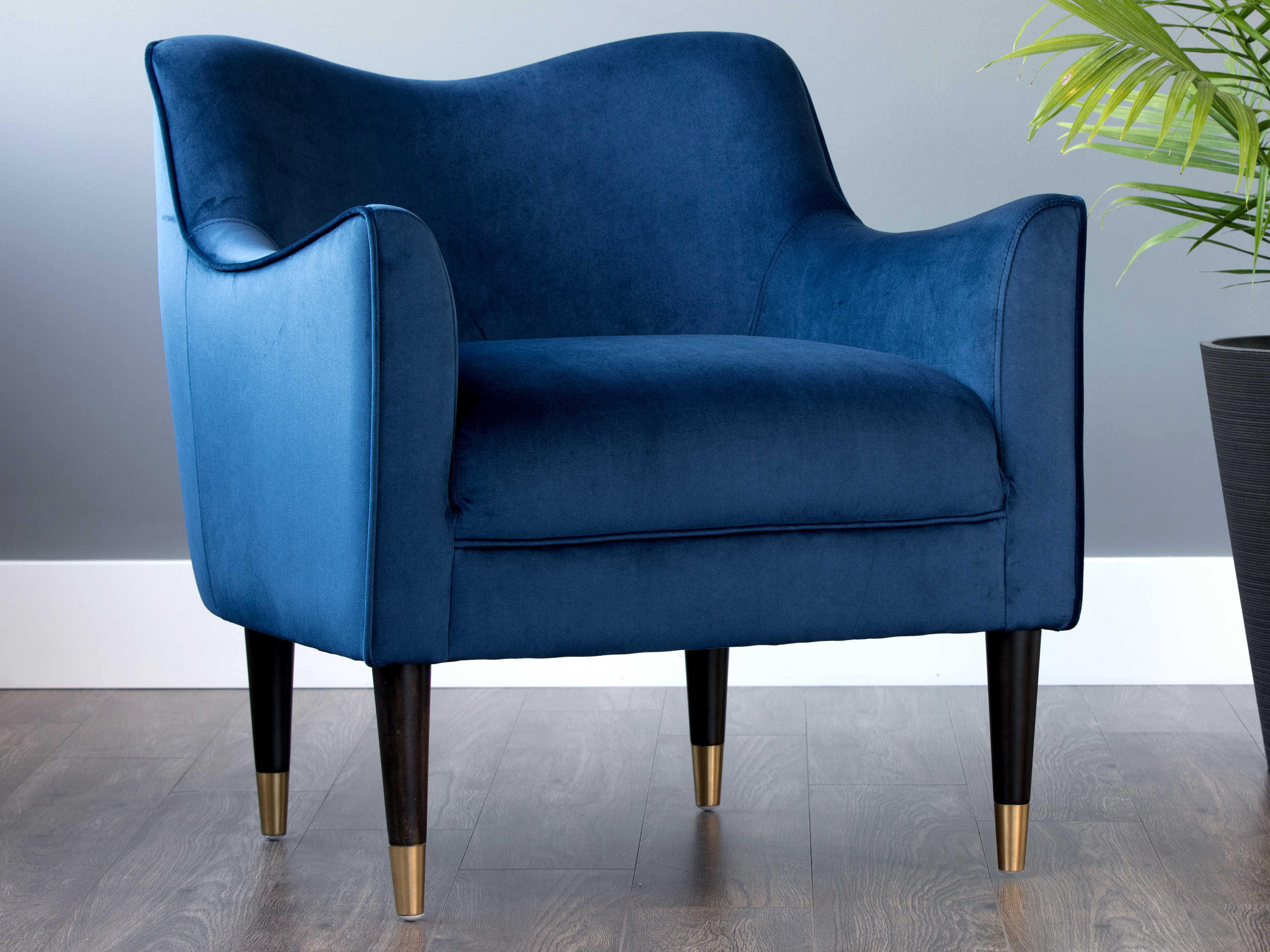 Blue Navy Accent Chair Living Room