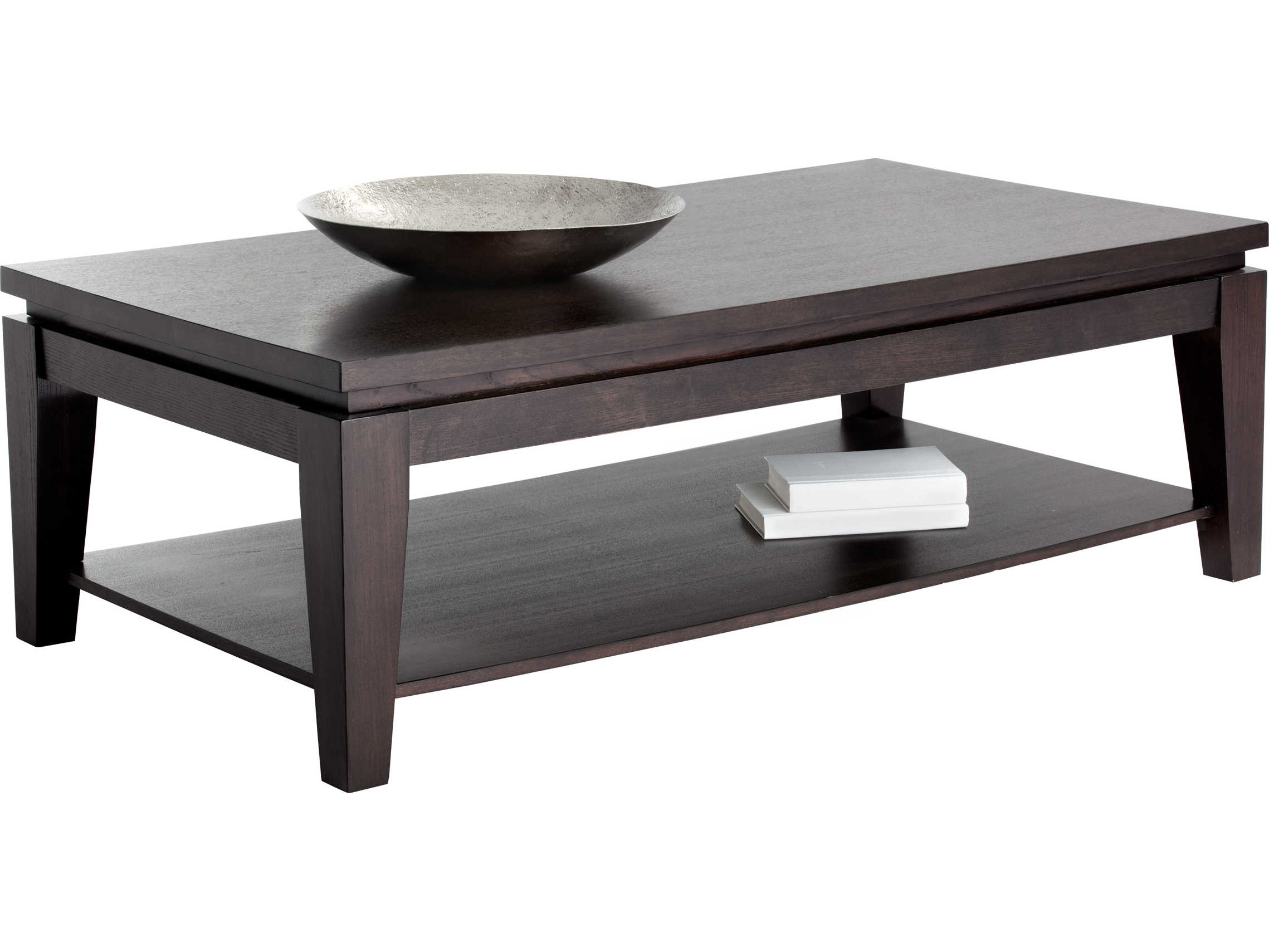 Sunpan Modern Home Ikon Brown Espresso 51 Wide Rectangular Coffee Table Spn63785