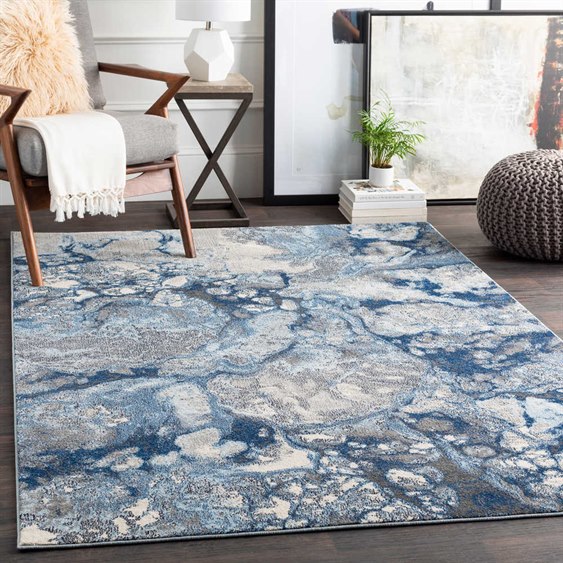 Surya Aberdine Bright Blue Navy Um Gray Pale Cream Black - Cream And Black Area Rugs Surya Aberdine Bright Blue Navy Um Gray Pale Cream Black - Cream And Black Area Rugs