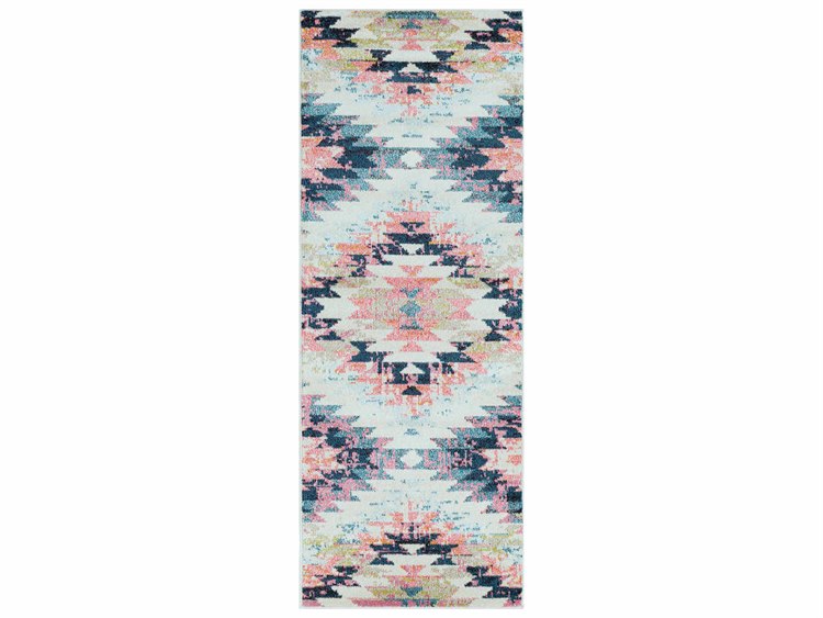 Surya Anika White Beige Camel Aqua Teal Dark Blue Bright Pink