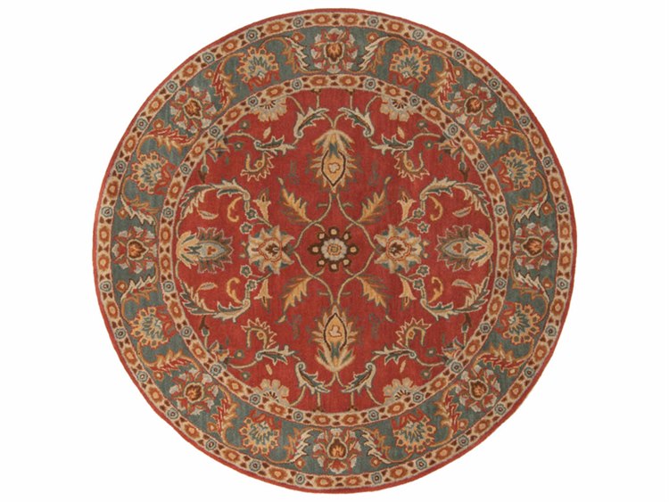 Surya Caesar Round Red Area Rug | SYCAE1007ROU