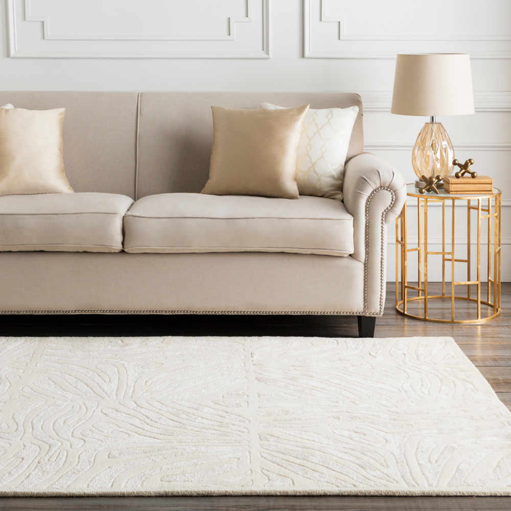 Surya Candice Olson Modern Classics Rectangular White Area Rug