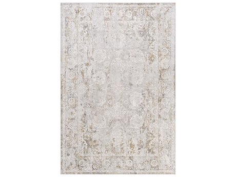 Surya Carmel Light Gray White Taupe Rectangular Area Rug Sycrl2310