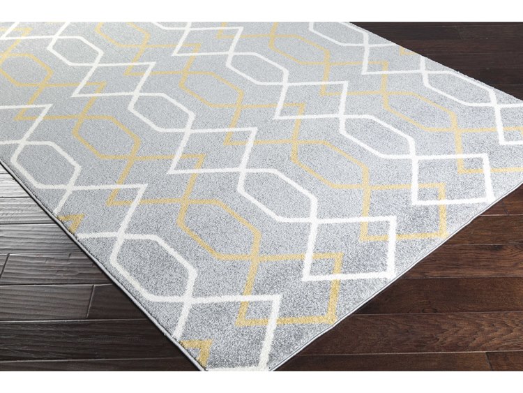 Surya Horizon Rectangular Medium Gray Cream Mustard Area Rug Surya Horizon Rectangular Medium Gray Cream Mustard Area Rug Hrz 1043 Rec