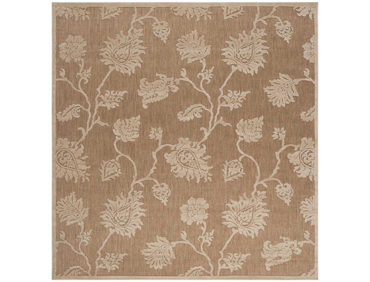 Surya Portera 7 6 Square Beige Area Rug