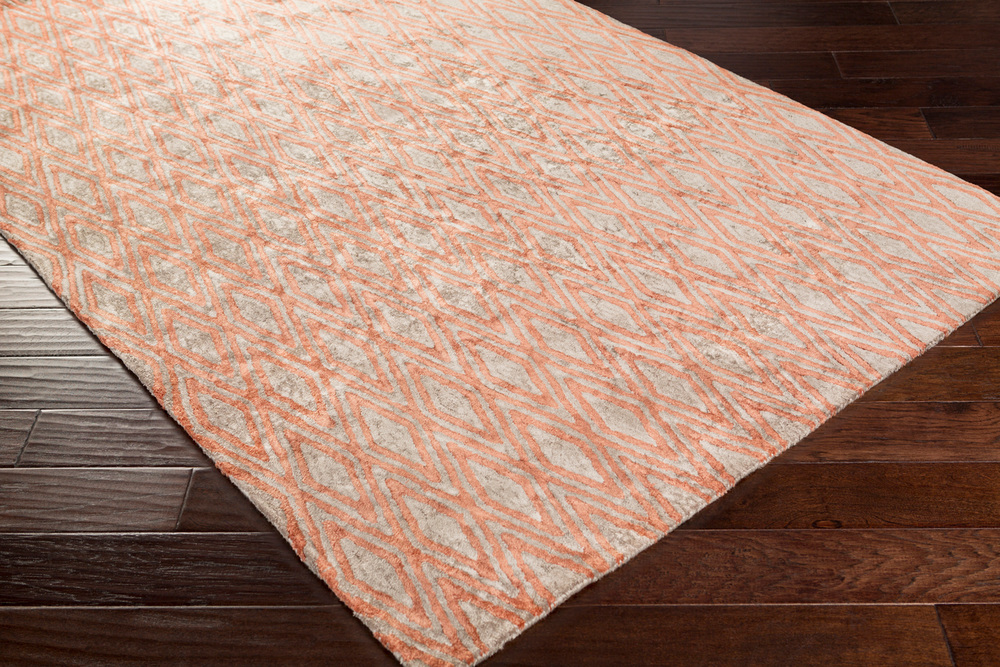 Surya Quartz Rectangular Rust Area Rug SYQTZ5010REC