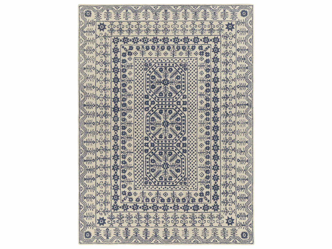 Surya Smithsonian Rectangular White Area Rug Sysmi2113rec