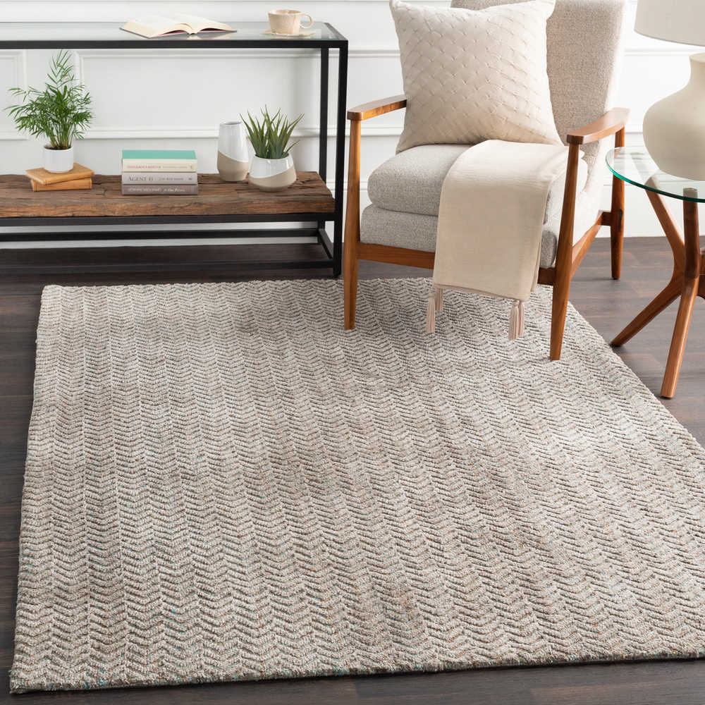 Surya Talise Taupe Aqua Camel Rectangular Area Rug Sytle1001rec