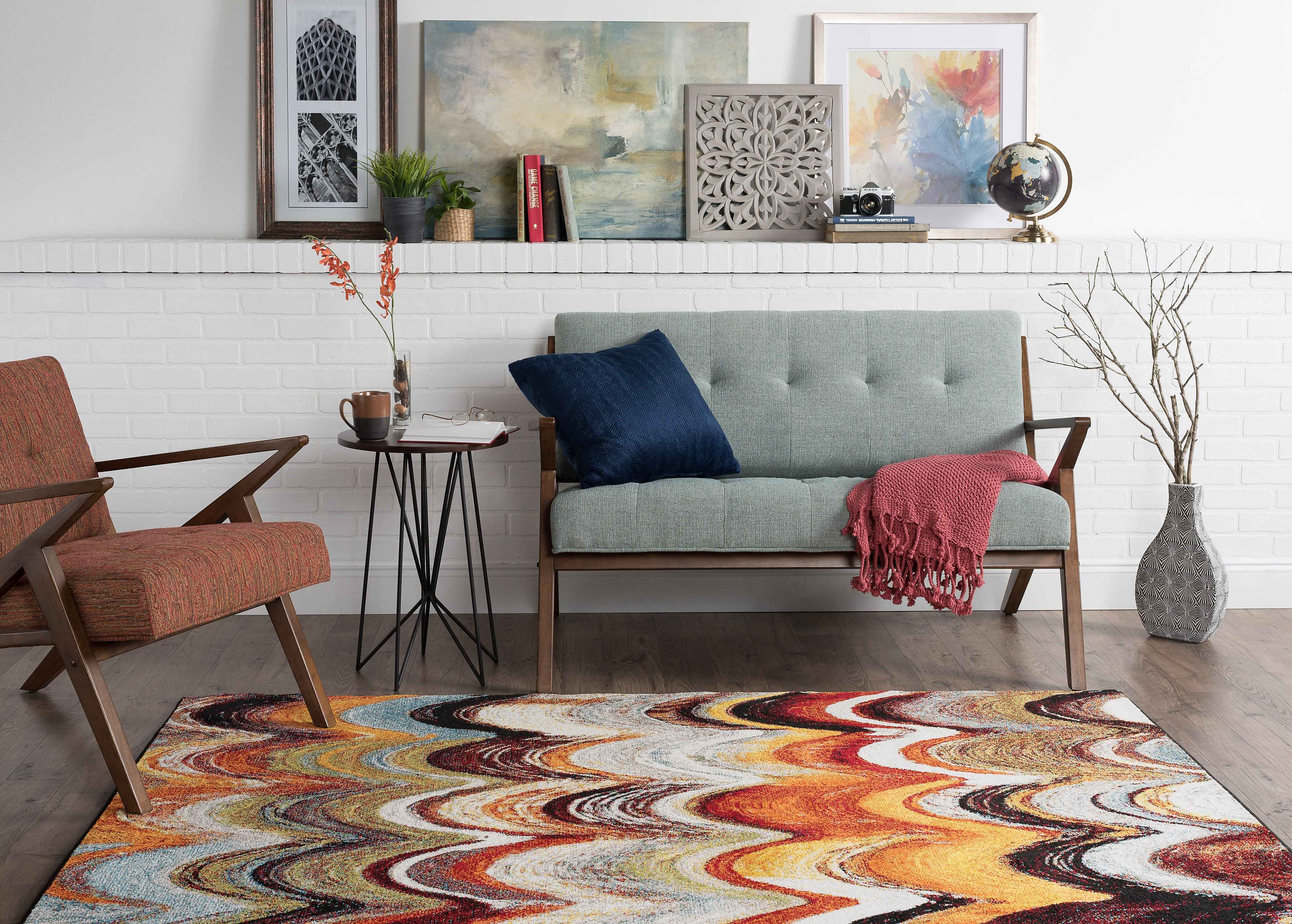 Tayse Rugs Avon Sydney Multi Color Rectangular Area Rug Avn1901 Rec Tayse Rugs Avon Sydney Multi Color