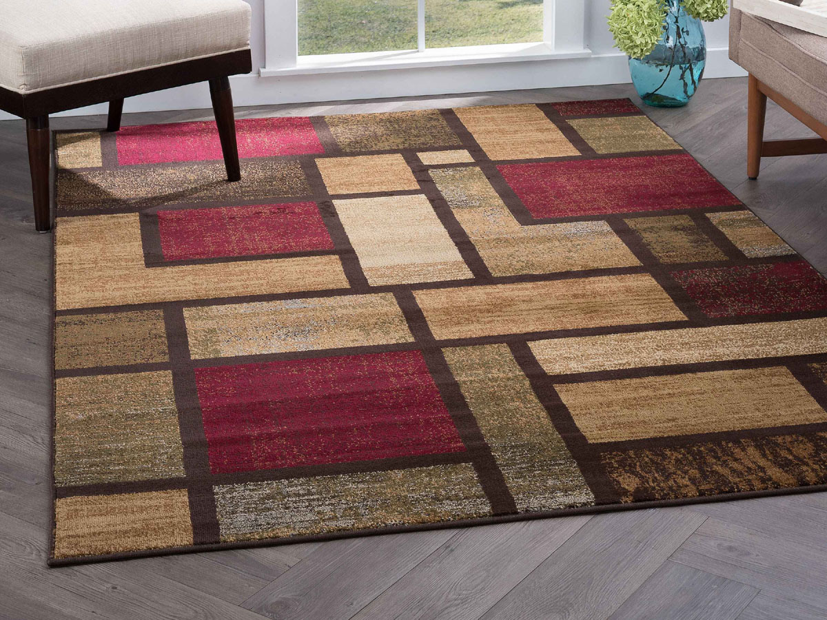 Tayse Rugs Festival Abbott Multi-Color Rectangular Area Rug | TAFST8830REC