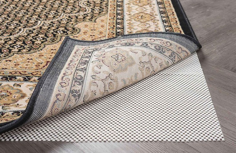 Ayse Rugs Super Grip Cream 6 Round Rug Pad