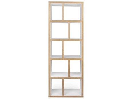 TemaHome Berlin Pure White Plywood Bookcase