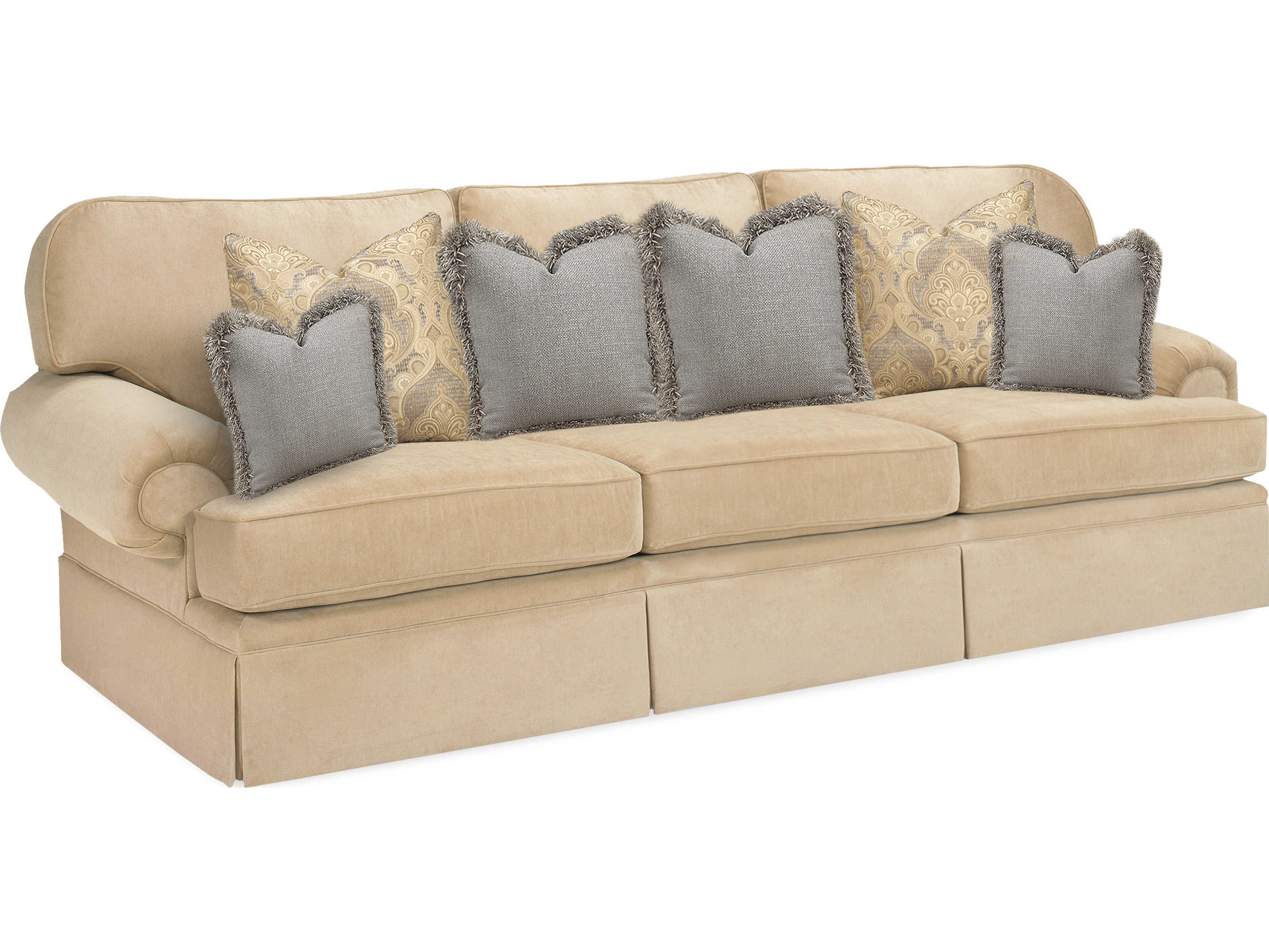 Seater Sofa Set: 100'' Rolled Arm Sofa Set
